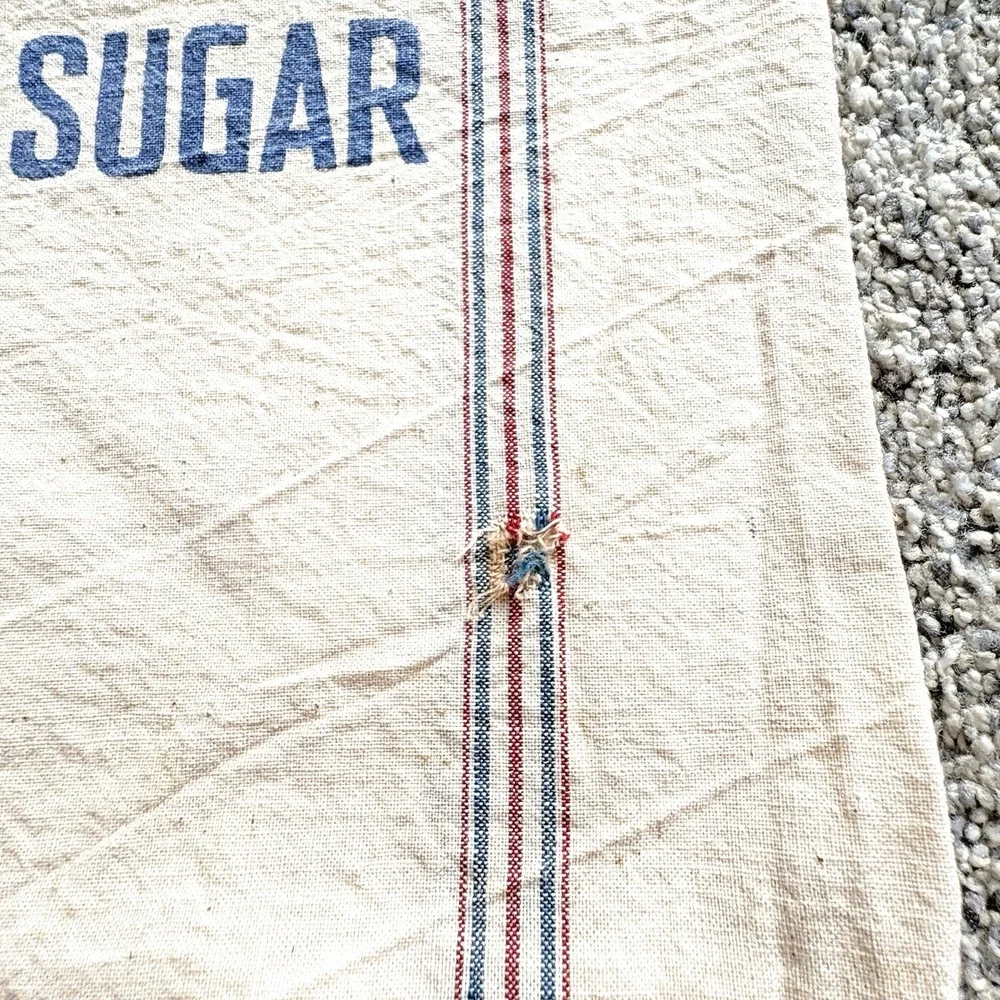Sugar Sack cream colored bag 100 lbs Ogden, Utah Amalgamated Sugar Co.